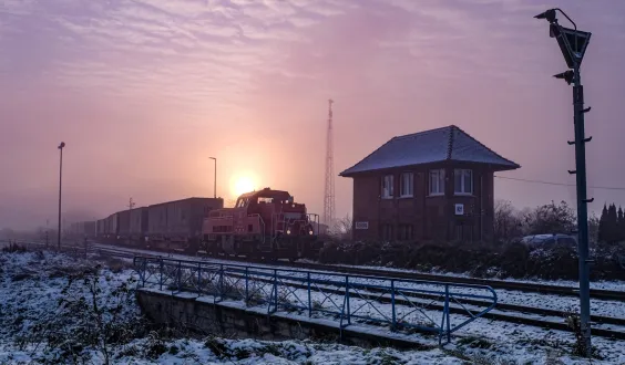 Pferfferminzbahn - Kölleda DB Cargo Motorenzug